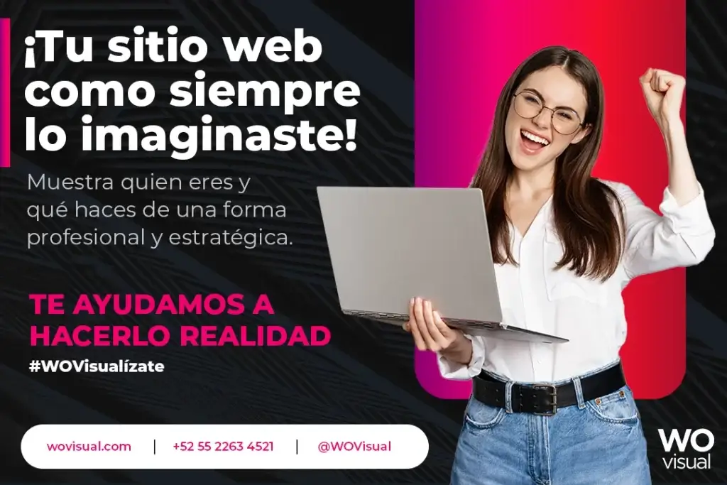 Crea tu sitio web con WO Visual